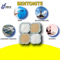 Poudre de bentonite de qualité industrielle ZF ZF-10, argile active pour boue de forage et traitement des eaux usées, conditionnement 25kg/50kg/1000kg