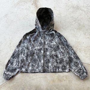 Veste coupe-vent en nylon légère de haute qualité avec capuche, design personnalisé en peau de serpent, fermeture éclair, imperméable et coupe-vent - Product Image 1
