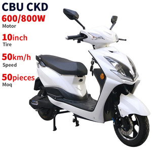 Moto électrique classique CKD SKD 10 pouces, fabricant chinois, scooter électrique 600/800W, vitesse 50 km/h, cyclomoteur électrique d'usine - Product Image 2