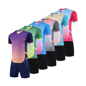 Унисекс зимние Летние Осенние футбольные майки для взрослых с тепловым принтом с индивидуальным логотипом с коротким рукавом 100% полиэстер стрейч быстросохнущие - Product Image 1