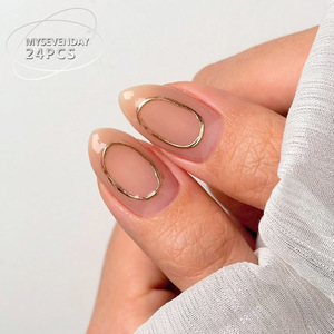 Uñas Postizas de Almendra Rojas con Diseño de Mariposa para Mujer, Uñas Artificiales de Lujo, Hermosas y Personalizadas - Product Image 3