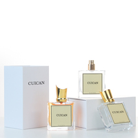 Vaporisateur de brouillard carré de luxe clair classique personnalisé 5ml 10ml 20ml 30ml 50ml 100ml bouteille de parfum en verre vide en gros