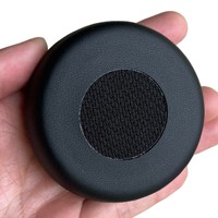 Coussinets de remplacement en cuir protéiné et éponge souple pour casques supra-auriculaires Jabra Evolve 75, 75+, 75 UC, 75 MS