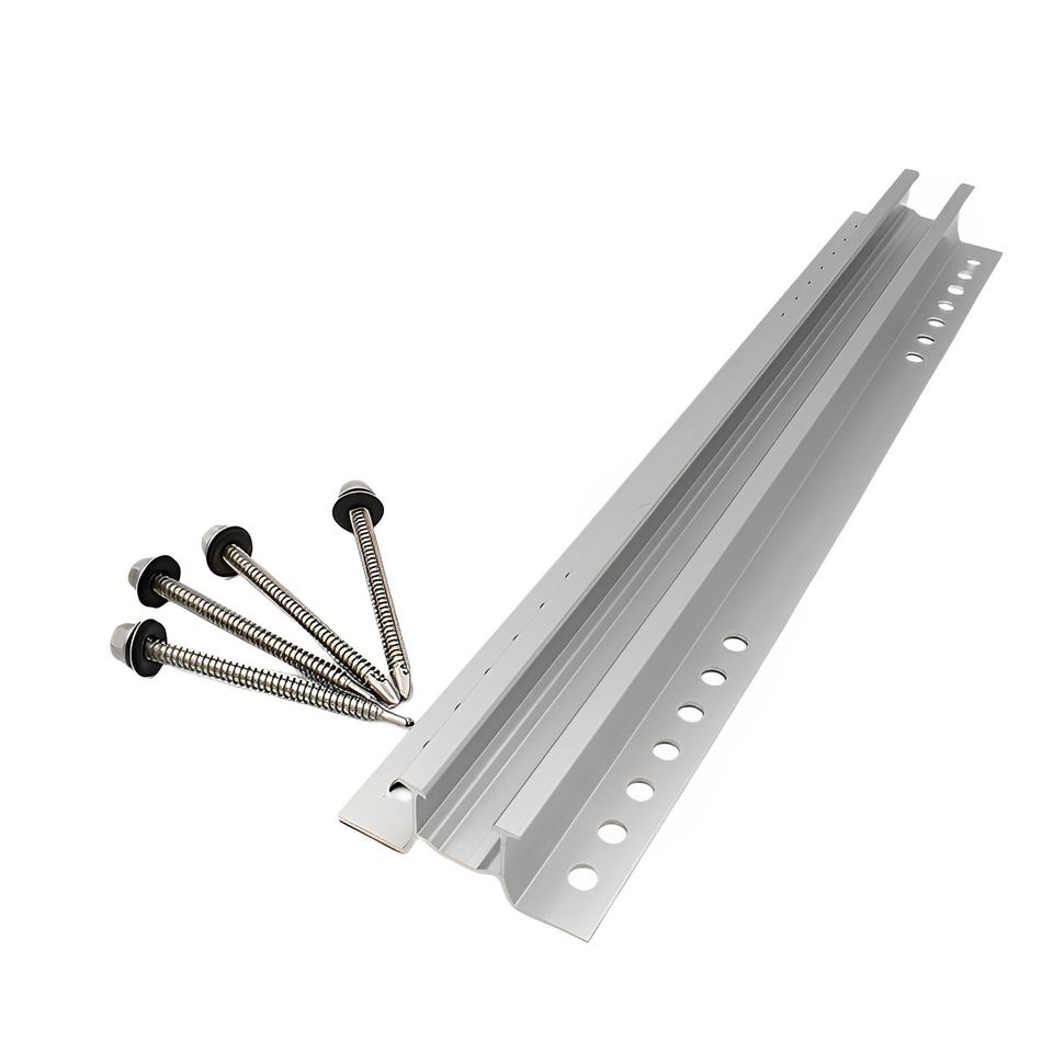 Solar Racking Railless Roof Mount Metal Pv Rails Mounting Rooftop ...