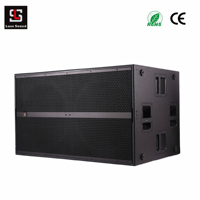 LS-9007AS Subwoofer Doble de 21 Pulgadas y 3000 Vatios, Sistema de Audio Profesional de Alta Potencia para Sistemas de Sonido