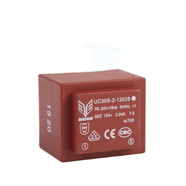 EI30S 230v to 12v Ac 20va Isolation Transformer Step Down Encapsulated Transformer