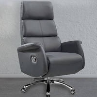 Fauteuil de bureau de direction moderne de luxe, électrique, réglable, ergonomique, avec massage, en cuir PU, pivotant et inclinable