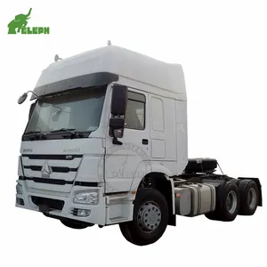 Transporte de carga parcial Diesel Pesado 10 Ruedas Usado Primer Motor Remolque 6X4 Cabeza de remolque Tractor Camiones para ventas