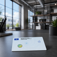Infrastruktur Identitas End-to-End Kartu ID Biometrik Kartu Pintar Encoder Chip Tanpa Kontak Perangkat Lunak ROSETTE Layanan E-Governance