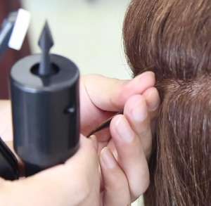 Appareil d'<span class=keywords><strong>extension</strong></span> de cheveux ultrasonique pour la main, bricolage facile, à la kératine, Machine pré-collée - Product Image 2