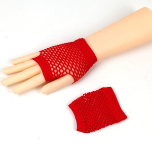 Gants <span class=keywords><strong>en</strong></span> résille Gants courts <span class=keywords><strong>en</strong></span> <span class=keywords><strong>maille</strong></span> de nylon Gants sans doigts pour femmes et filles Costume des années 80 Accessoires de soirée de mariage Vente <span class=keywords><strong>en</strong></span> gros - Product Image 4