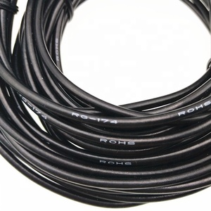 Antenne de Voiture Noire GPS GSM Wifi en Forme d'Aileron de Requin avec 3 Câbles RG174 et Connecteur SMA - Product Image 2