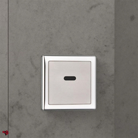 HY-528A automatique capteur toilette vanne de chasse sans contact certifié CE mural 304SS panneau hôtels salles de bains cuisines