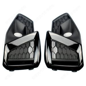 Biseles de faros antiniebla para Audi A4 2016, cubierta de parachoques delantero de ABS, embellecedor de rejilla inferior, derecho 8W0807682AM, izquierdo 8W0807681AM - Product Image 1