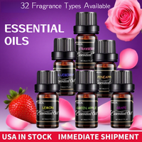 MRUlS 100% Pure Vegan Natural Plant Extract Essential Oils Diffuseurs Set 32/64/128 pièces Bois d'agar comprenant pamplemousse lavande