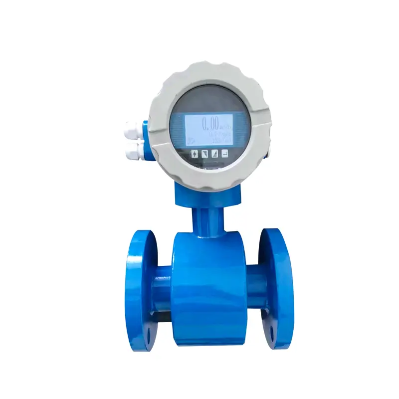 RS485 Modbus Stainless Steel Remote Type Electromagnetic Flow Meters For Acid Flowmeter