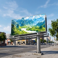 Écran LED commercial d'extérieur à installation fixe, couleur intégrale 8K HDR10+, étanche IP68, lisible en plein soleil