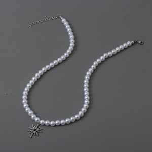 Collana Classica <span class=keywords><strong>con</strong></span> Perle per Uomo, Collane Uniche <span class=keywords><strong>con</strong></span> Ciondolo a Sole, Accessori di Gioielleria Maschile di Tendenza - Product Image 5