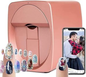 New 3D Printer Nails Portable Automatic Commercial UV Color Printing Making Machine Digital Nail Art Mini Painting - Product Image 1