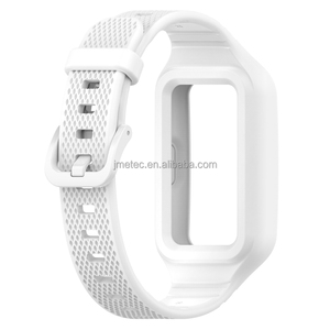 2023 étui à bracelet en silicone en caoutchouc TPU ceinture texturée intégrée bracelet de montre pour Huawei 7 honour <span class=keywords><strong>band</strong></span> <span class=keywords><strong>6</strong></span> - Product Image 5