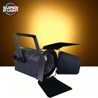 Projecteur Fresnel LED COB 100W CRI≥95 avec Zoom Motorisé, Ventilateur Silencieux, DMX RDM Gratuit pour Théâtre, Studio, Émission TV, Éclairage d'Événements
