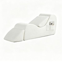 Canapé multifonctionnel en velours côtelé pour salon et balcon, fauteuil paresseux avec soutien lombaire, chaise de yoga en mousse haute densité, canapé pour couple
