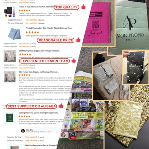 Enveloppes en polyéthylène bon marché jetables légères économiques imperméables résistantes aux déchirures pour le commerce électronique fournitures d'expédition de petits colis - Product Image 3