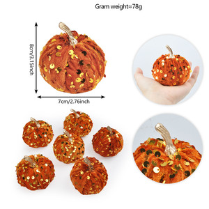 Wholesale Foam Artificial Pumpkin for Halloween Decoration Fall Harvest Thanksgiving Party Indoor and Outdoor Decoration - Product Image 5