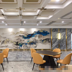 Sillas de Restaurante a Gran Escala, Muebles de Comedor Comerciales de Alta Gama, Juego de Mesa, Sillas Tapizadas en Dos Tonos Hechas a Medida para Cantina - Product Image 2
