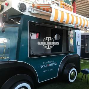 Remorque alimentaire mobile avec cuisine entièrement équipée en acier inoxydable, chariot à glaces et snacks pour la vente commerciale en rue - Product Image 5