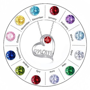 CLTF maman je t'aime <span class=keywords><strong>collier</strong></span> de boucles d'oreilles en forme de coeur <span class=keywords><strong>avec</strong></span> boîte à bijoux de fleur de savon noir à double porte cadeaux de fête des mères de mode - Product Image 5