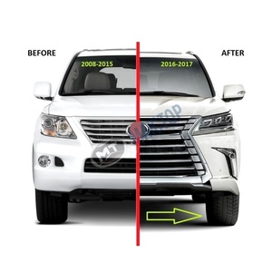 Accessoires de voiture Maictop lifting auto lights front rear pare-chocs grill for <span class=keywords><strong>Lx</strong></span> <span class=keywords><strong>570</strong></span> Lx570 2008-2015 body kit upgrade to 2018 - Product Image 3
