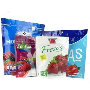 Custom Printed Food Grade Premium Freeze-dried Fruit Packaging Snack Plastic Pouch For Dried Fruit Packaging Bag