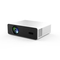 Mini projecteur de cinéma maison multimédia Full HD 450lm avec écran LCD et fonction de mise au point électrique, compatible 4K