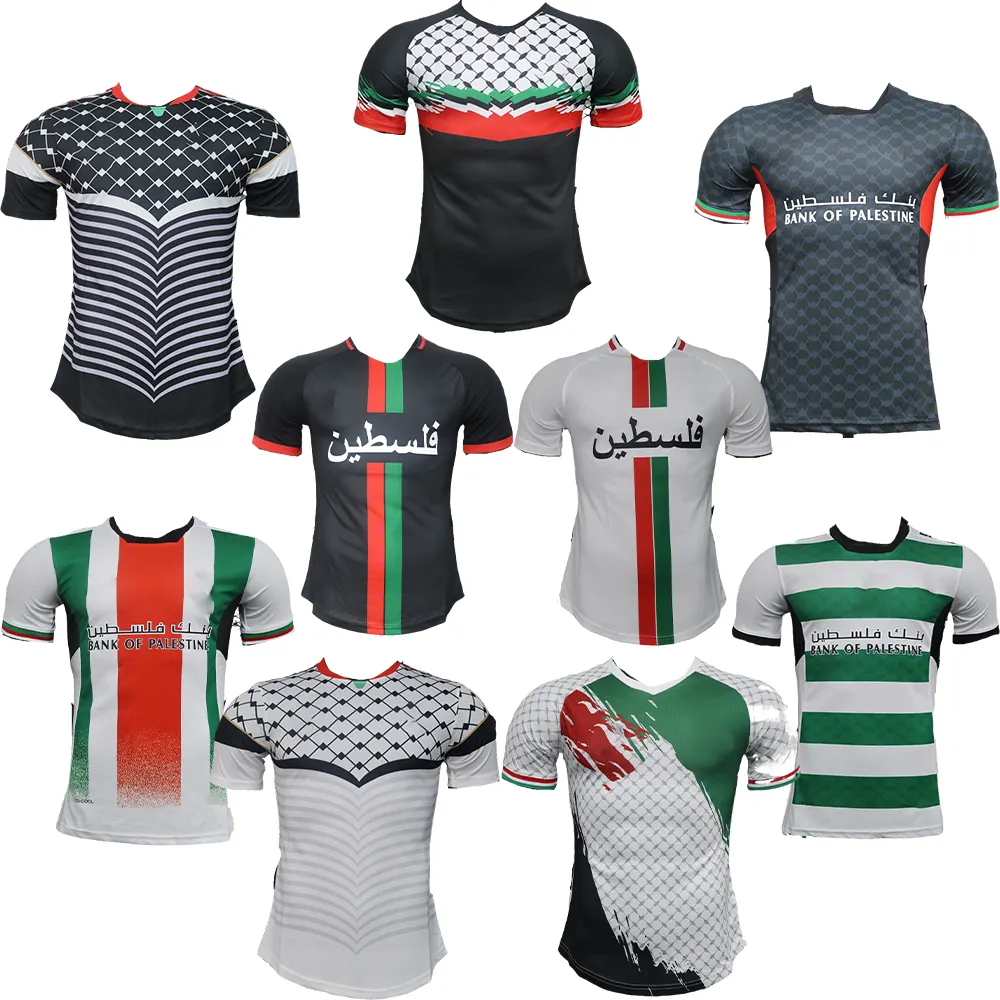 24 25 Thailand nuova versione giocatore maglia da calcio traspirante uniforme da calcio per Palestine maglia da calcio t-shirt maglia da calcio