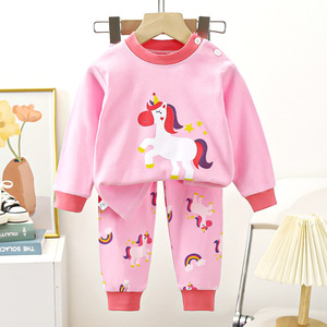 Abbigliamento per Bambini Primavera Autunno, Set di Biancheria Intima in Cotone Stampato, Pigiami per Ragazzi e Ragazze, Morbidi e Caldi - Product Image 6