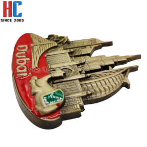 20 năm nhà máy tùy chỉnh 3D Dubai UAE LANDMARK tủ lạnh nam châm lưu niệm kim loại Bộ sưu tập tủ lạnh nam châm Quà Tặng - Product Image 4