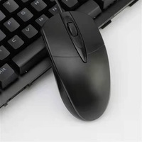 Mouse optik berkabel USB ergonomis untuk Desktop & laptop-ideal untuk penggunaan kantor, game, dan bisnis