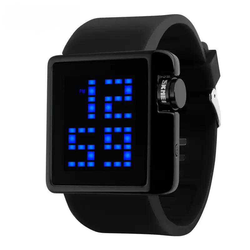 SKMEI 1145 Men And Women Digital LED Hand Watch Online Silicone Band Sport Watches