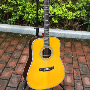 Guitarra Acústica de Madera Maciza Estilo D45, Abeto y Palisandro, Venta al Por Mayor de Fábrica, Entrega Rápida - Product Image 1