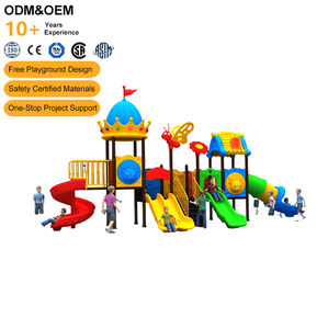Nouveauté : Toboggan extérieur pour enfants de <span class=keywords><strong>maternelle</strong></span>, équipement de terrain de jeu commercial <span class=keywords><strong>en</strong></span> plastique LLDPE, maison de jeu extérieure pour enfants - Product Image 3
