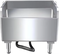 Évier à serpillière sur pied en acier inoxydable, bac utilitaire intérieur/extérieur pour buanderie, cuisine commerciale, fabrication en acier
