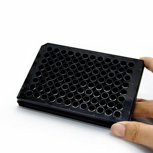 Dapat disesuaikan 6/12/24/48/96 pelat budaya sel kaca sumur dengan bagian bawah datar TC dan tutup didukung OEM - Product Image 6