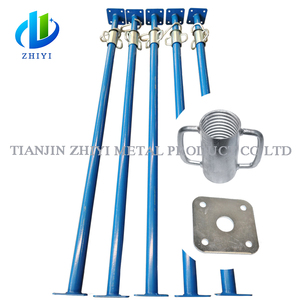 Регулируемые стальные опоры для строительных лесов, усиленные, оцинкованные, для строительных работ - Product Image 6