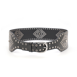 <span class=keywords><strong>Oeillet</strong></span> <span class=keywords><strong>Ceinture</strong></span> En Cuir Punk <span class=keywords><strong>Ceinture</strong></span> Pour Les Femmes Jeans Robes - Product Image 2