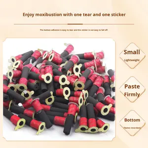 Mini patch de moxibustion auto-adhésif sans fumée, granulés de moxa creux, moxa pur, classe I, léger, en boîte, santé Nanyang - Product Image 2