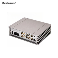 Amplificateur de voiture professionnel 4 canaux classe D, processeur audio DSP 8 canaux, qualité d'usine japonaise AKM RMS 4x60W+4x25W