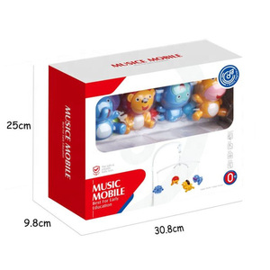 Mobile <span class=keywords><strong>musical</strong></span> à suspendre pour <span class=keywords><strong>lit</strong></span> de bébé, jouets suspendus animaux, jouets pour enfants, vente en gros, <span class=keywords><strong>jeu</strong></span> éducatif à remonter - Product Image 3