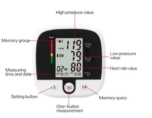 Monitor de presión arterial de explosión de comercio exterior Monitor de presión arterial de brazo