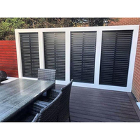 Paravents de jardin modernes en composite bois-plastique (WPC) découpés au laser, imperméables et personnalisables pour la décoration intérieure/extérieure